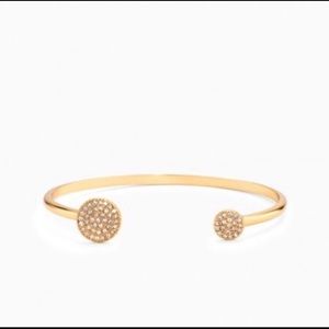 BRAND NEW Stella & Dot Pavé Disc Cuff in Gold
